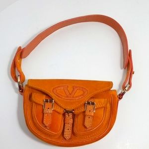 HANDBAG Valentino Garavani mini suede and leather bag limited offer